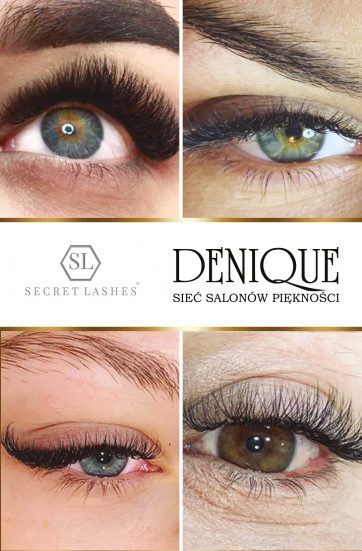 Przedłużanie i zagęszczanie rzęs w Salonie Piękności Denique
