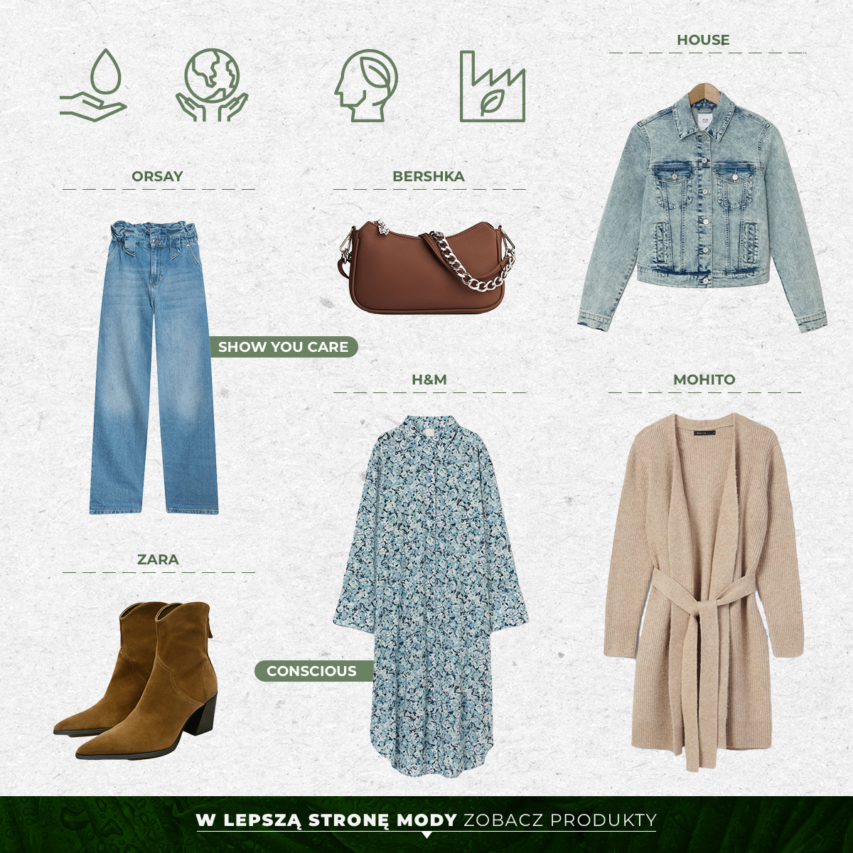 Naturalne materiały dla Pań