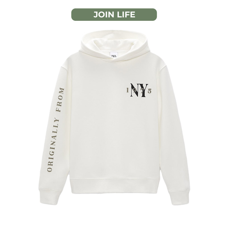 Zara, bluza, sportowa bluza, dzianinowa bluza, biała bluza, męska bluza, Eco