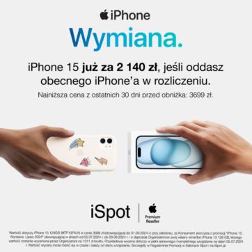 iPhone. Wymiana w iSpot.