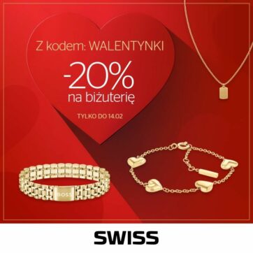Z okazji Walentynek przygotowaliśmy wyjątkową promocję -20% na biżuterię!