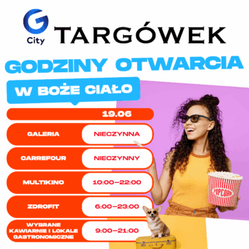Godziny otwarcia w Boże Ciało