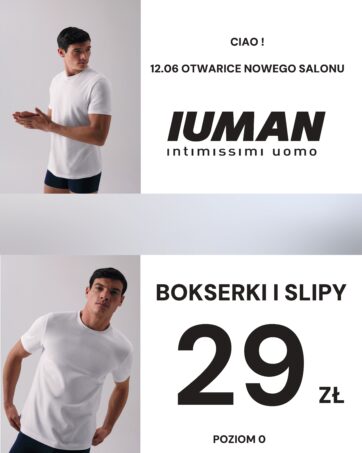 Wielkie otwarcie IUMAN Intimissimi Uomo