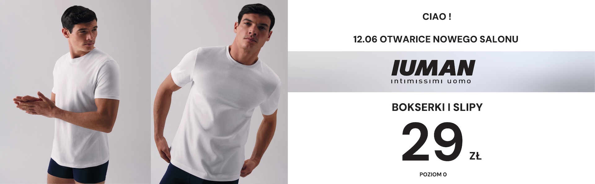 Wielkie otwarcie IUMAN Intimissimi Uomo