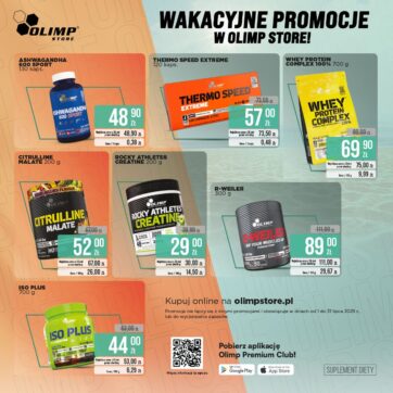 Promocje Lipcowa w Olimp Store!