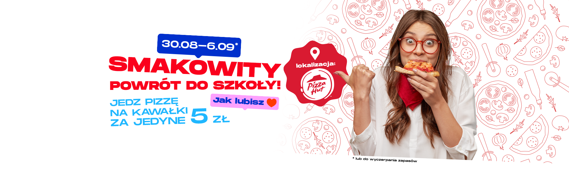Smakowity powrót do szkoły. Odbierz kawałek pizzy za 5zł