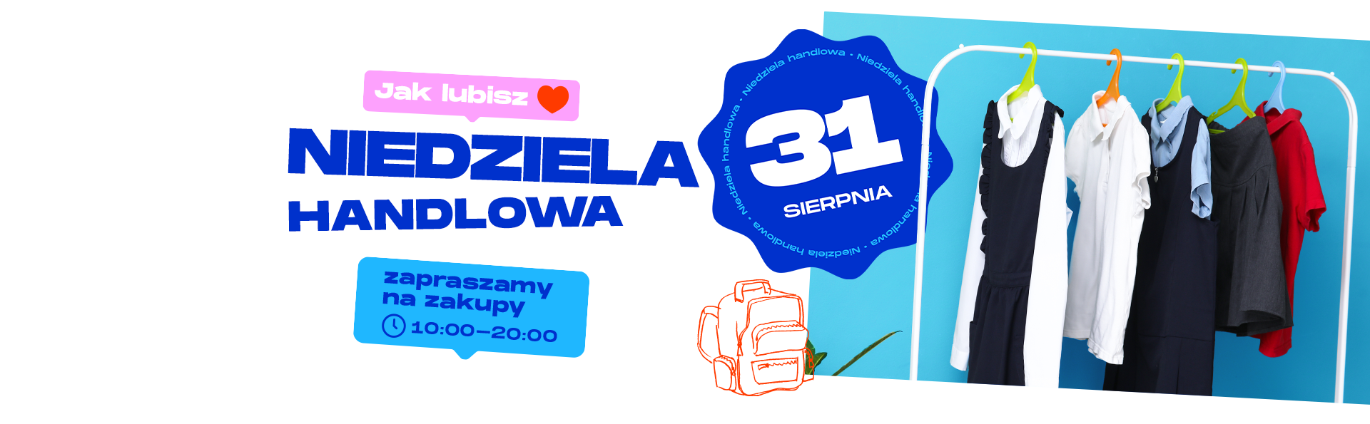 Niedziela handlowa 31 sierpnia