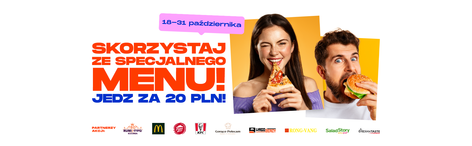 Spróbuj specjalnego menu za 20 zł!