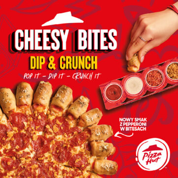 Pizza Cheesy Bites Dip&Crunch
