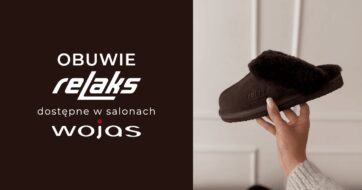 Ciepłe i stylowe kapcie RELAKS w salonach WOJAS.