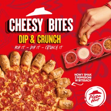 Pizza Cheesy Bites Dip&Crunch