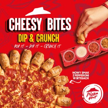 Pizza Cheesy Bites Dip&Crunch
