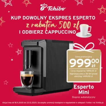 Ekspresy w super cenach w Tchibo!