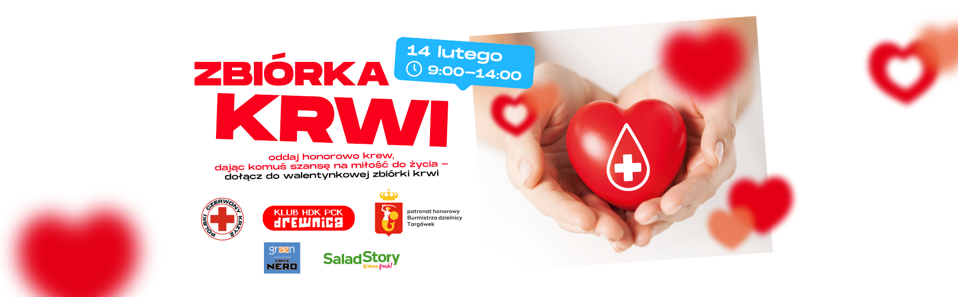 Walentynkowa zbiórka krwi w G City Targówek