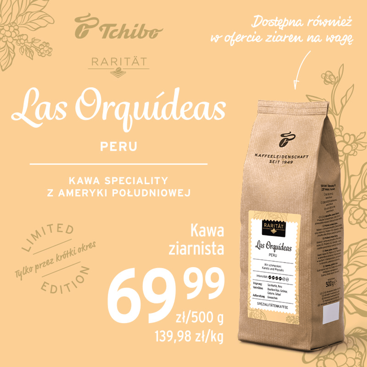 Las Orquideas – nowa limitowana kawa Rarität prosto z Peru