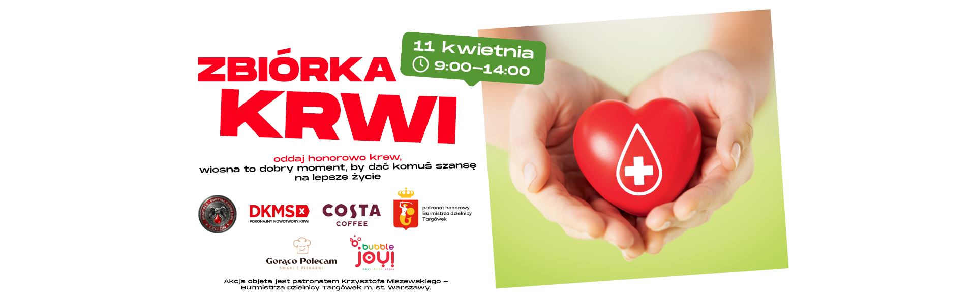 Wiosenna zbiórka krwi w G City Targówek