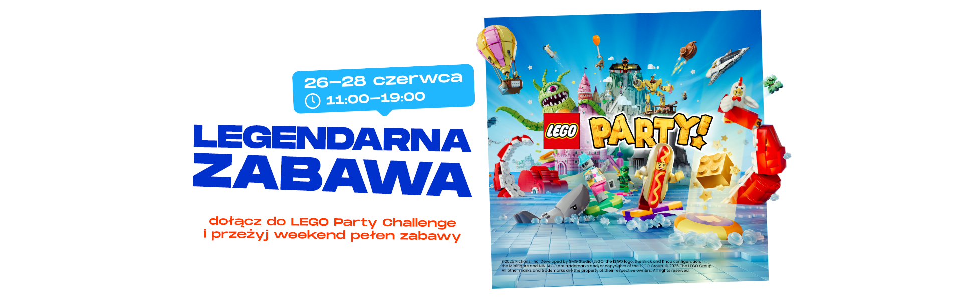 LEGO PARTY CHALLENGE – 3 dni dobrej zabawy w G City Targówek
