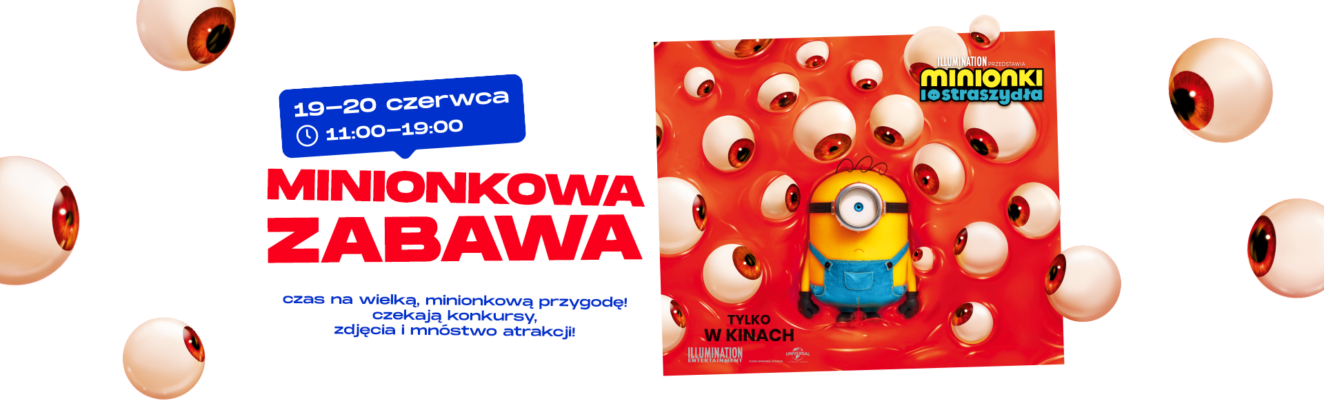 Minionkowa zabawa w G City Targówek