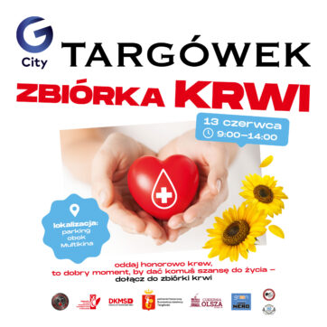 Zbiórka krwi w G City Targówek już 13 czerwca