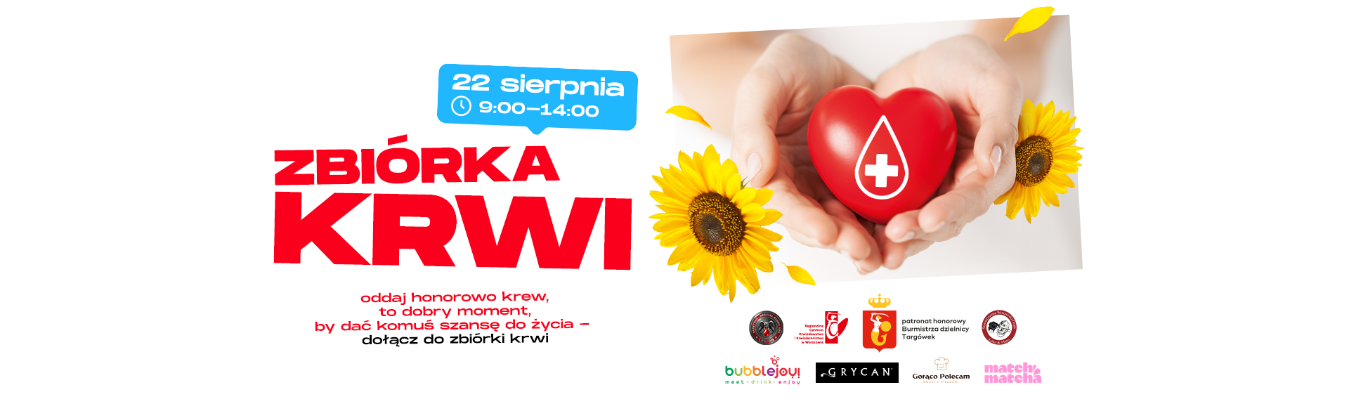 Zbiórka krwi w G City Targówek już 22 sierpnia