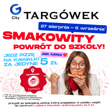 Smakowity powrót do szkoły. Odbierz kawałek pizzy za 5zł