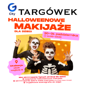 Halloweenowe atrakcje dla dzieci w G City Targówek