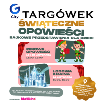 Świąteczne opowieści! Bajkowe przedstawienia dla dzieci w G City Targówek