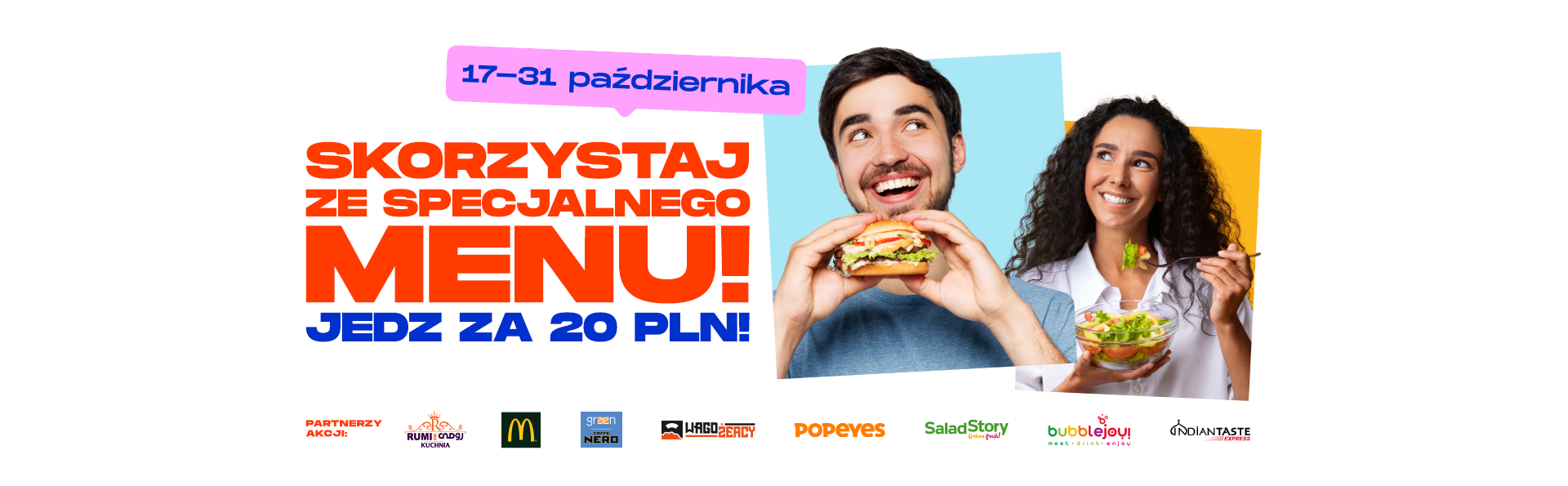 Spróbuj specjalnego menu za 20 zł!
