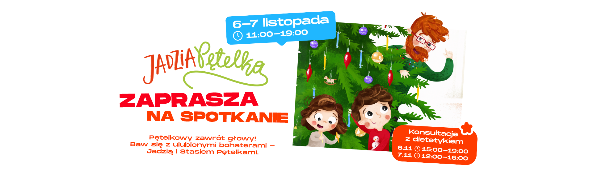 Pętelkowy zawrót głowy w G City Targówek! Jadzia Pętelka zaprasza na spotkanie